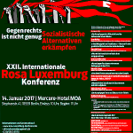 Plakat: Rosa-Luxemburg-Konferenz 2017