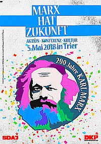 Plakat: Marx hat Zukunft