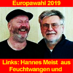 Banner: Kandidaten zur EU-Wahl 2019 