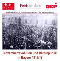 Plakat: 100 Jahre Novemberrevolution und Räterepublik in Bayern