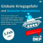 5. Feb: Online-Veranstaltung: Globale Kriegsgefahr und deutscher Imperialismus