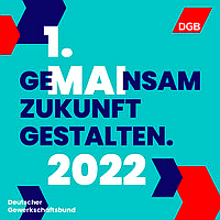 Bild: DGB-Banner 1.mai 2022
